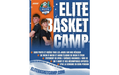 Nouveau Elite Basket Camp en février !